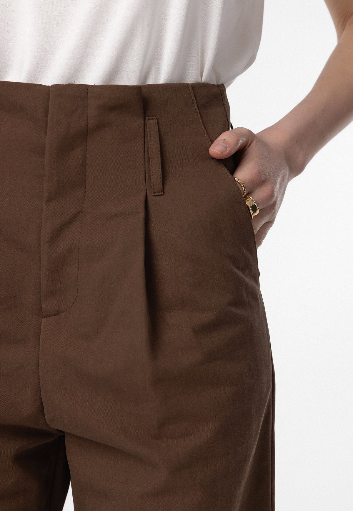 Antioch High-Waisted Button-Front Women's Pants