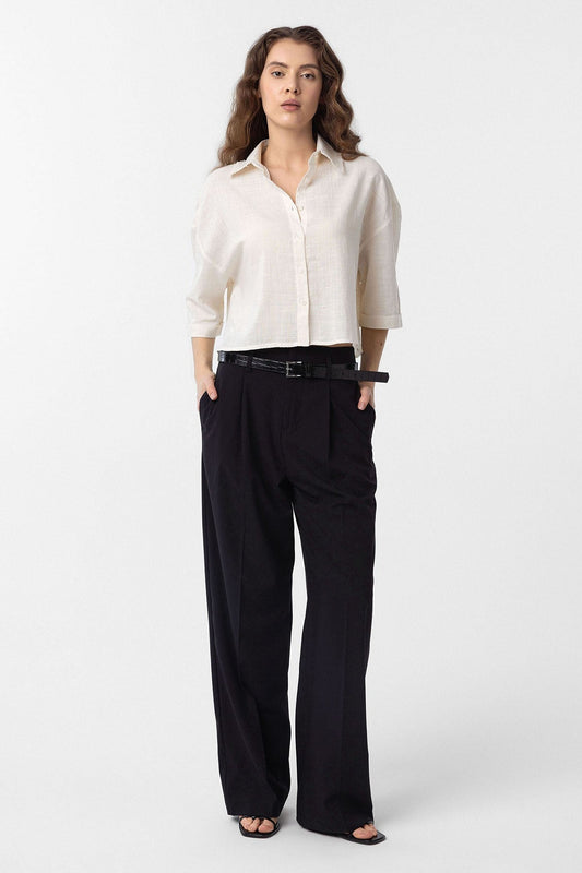 Antioch High-Waisted Pleated Women's Pants
