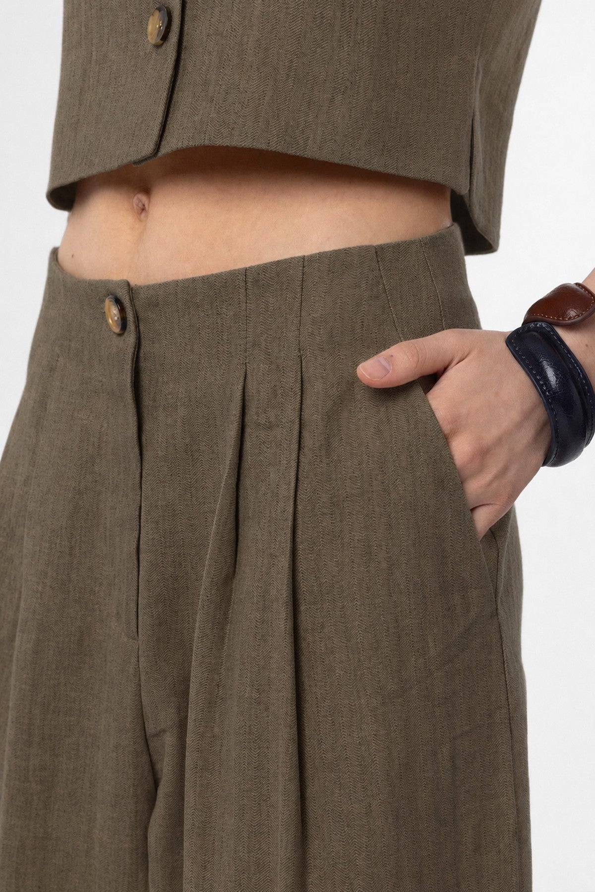 Antioch Women's Linen-Blend Culottes