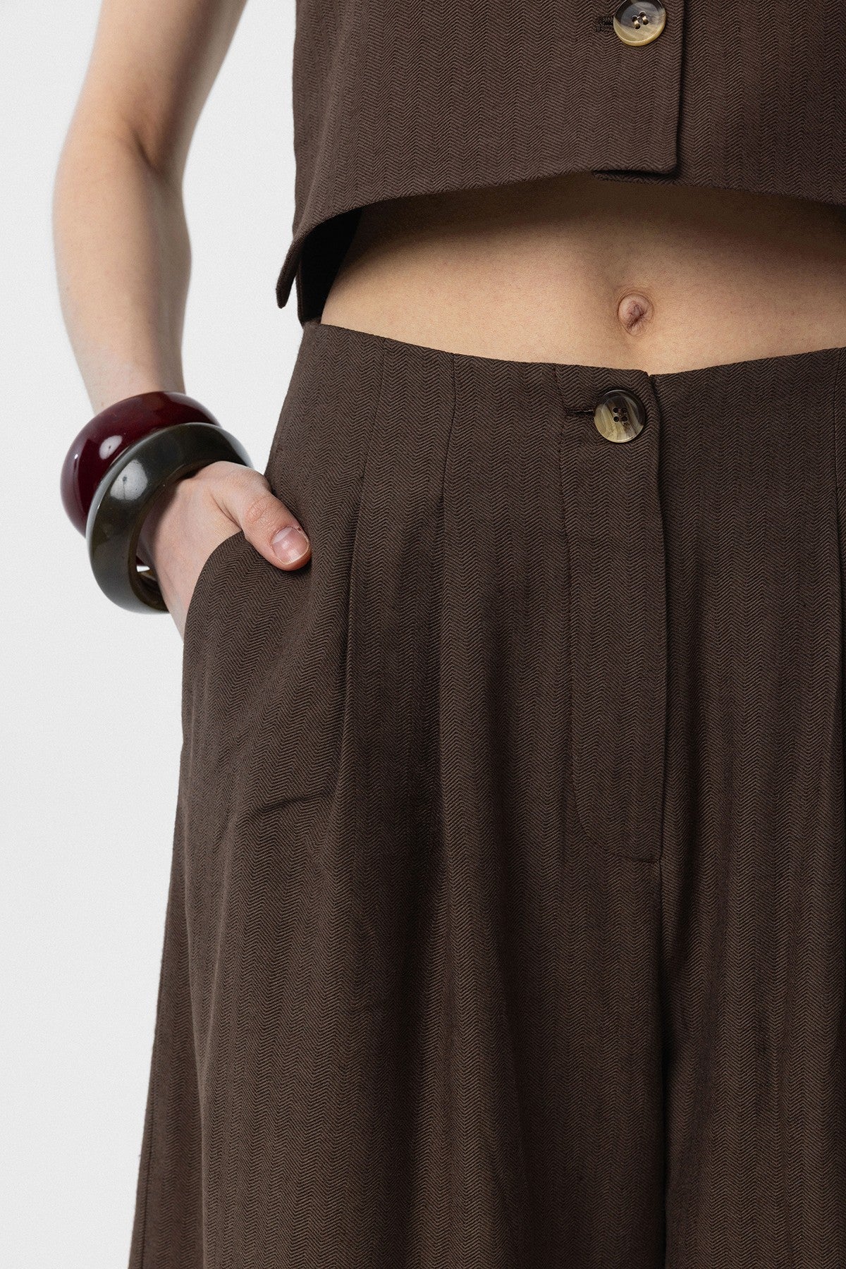 Antioch Women's Linen-Blend Culottes