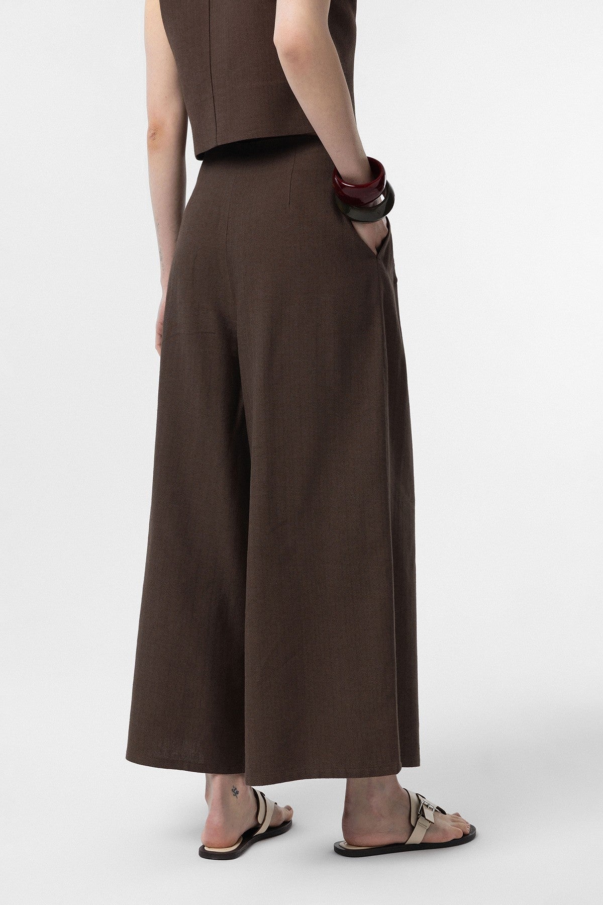 Antioch Women's Linen-Blend Culottes