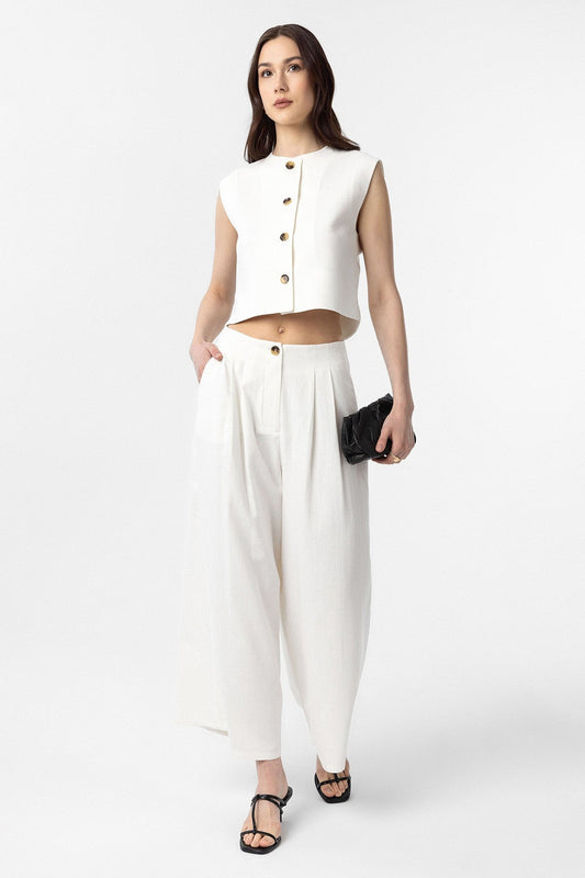 Antioch Women's Linen-Blend Culottes