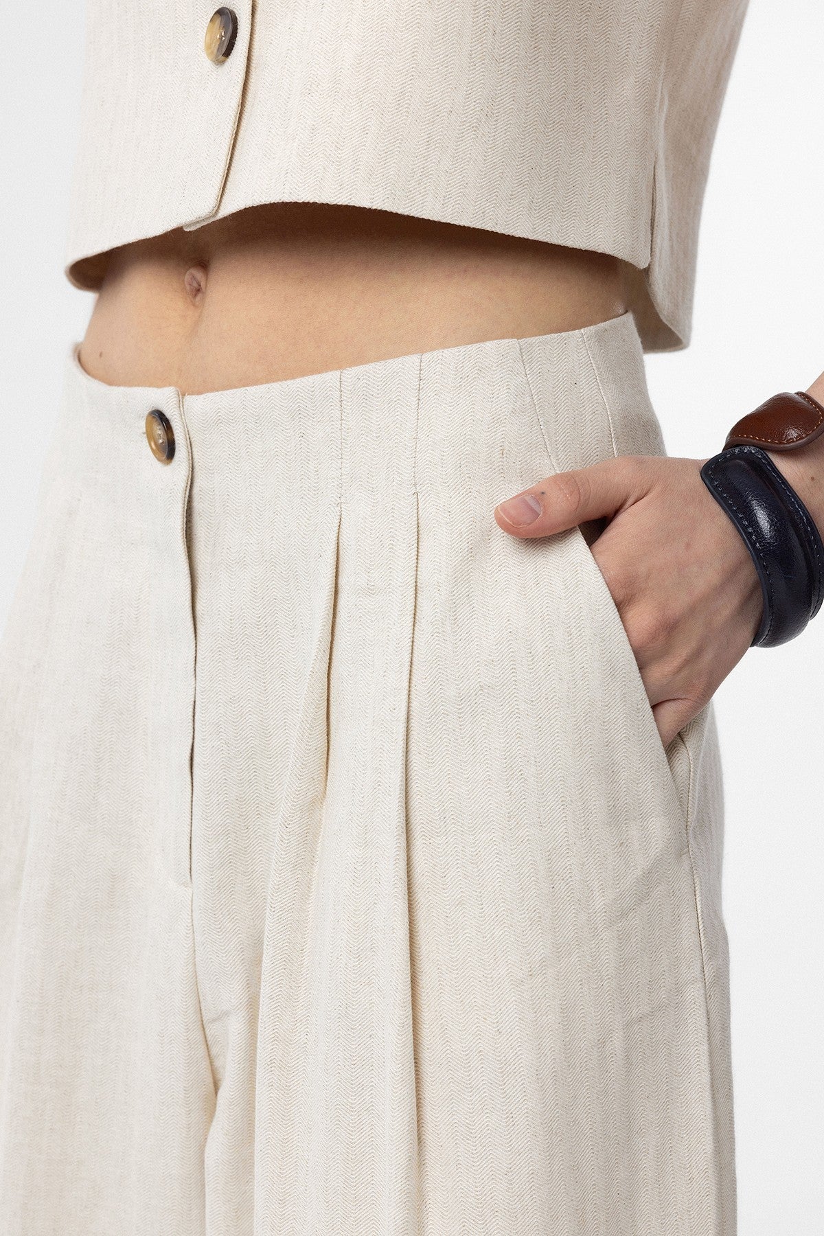 Antioch Women's Linen-Blend Culottes