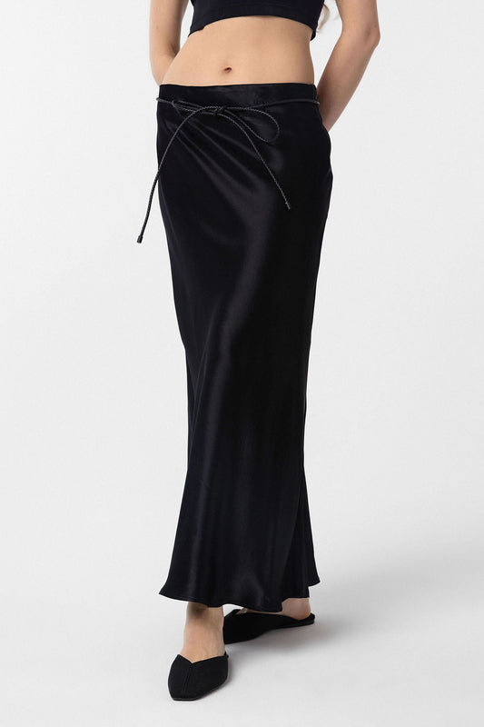 Antioch Arched Satin Long Women's Skirt