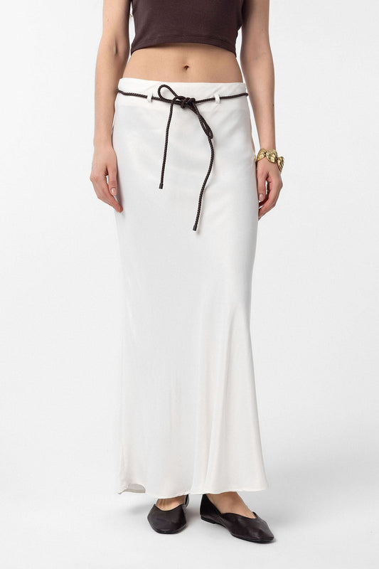 Antioch Arched Satin Long Women's Skirt