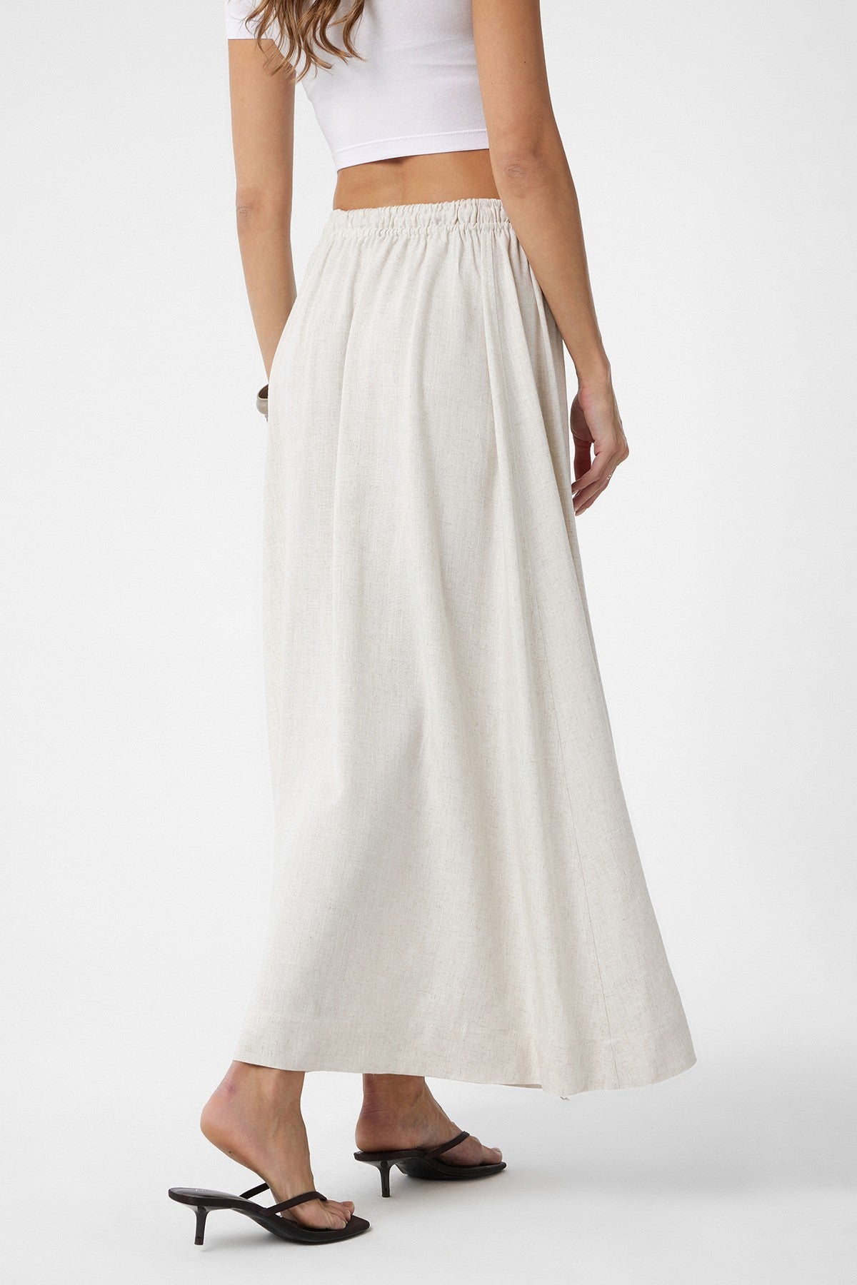 Antioch Women's Long Skirt with Linen Blend
