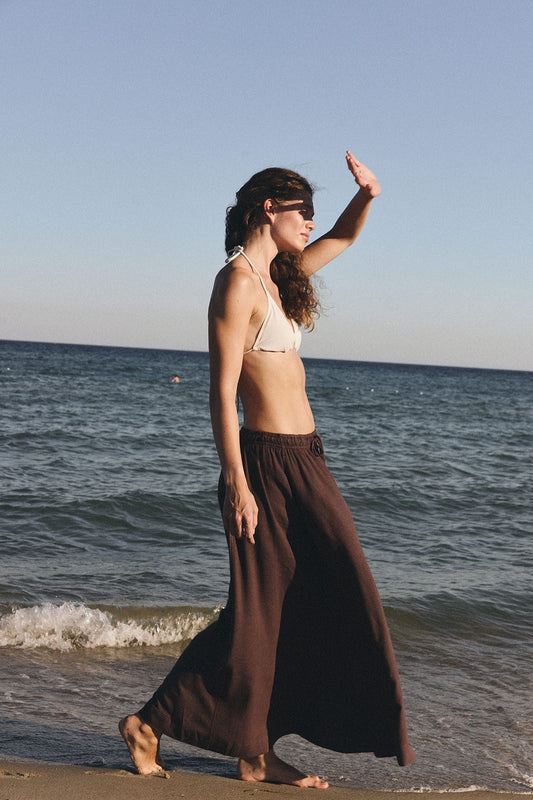 Antioch Women's Long Skirt with Linen Blend