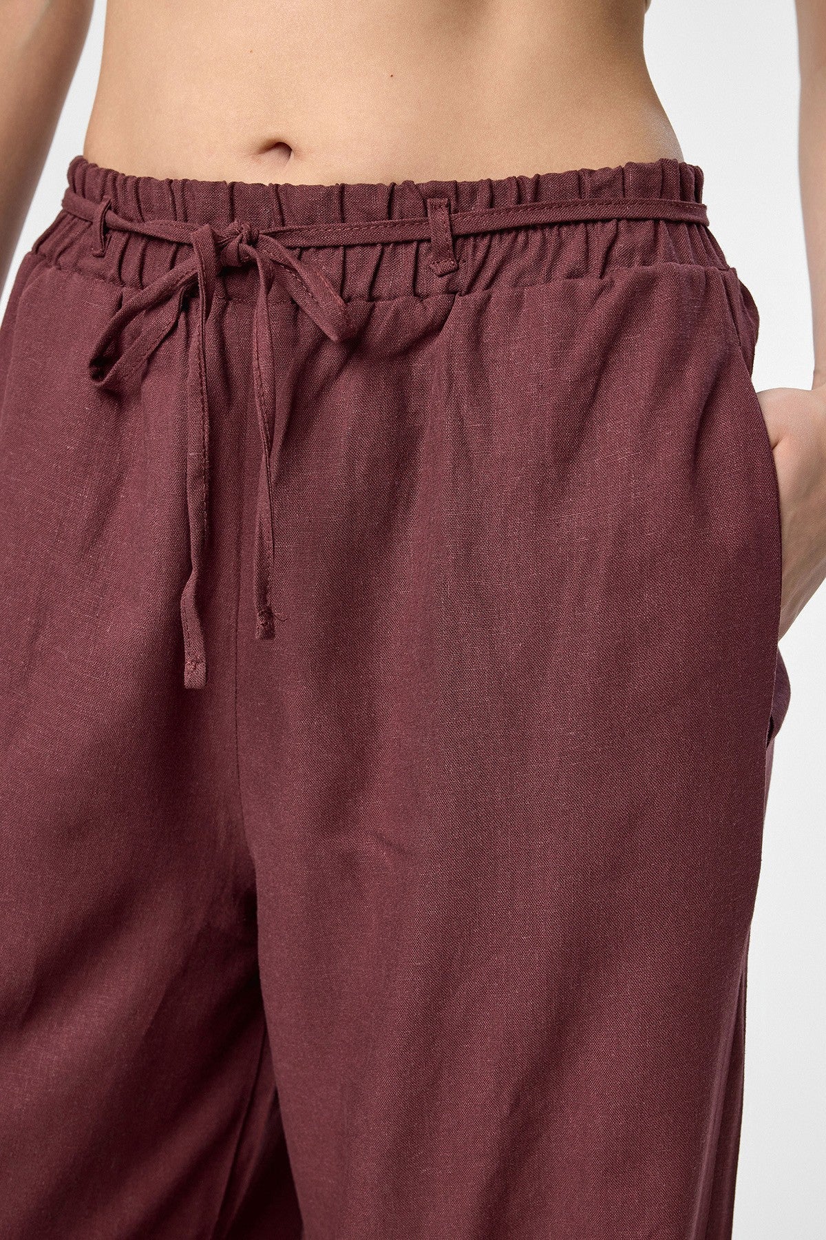 Women's Linen-Blend Pants
