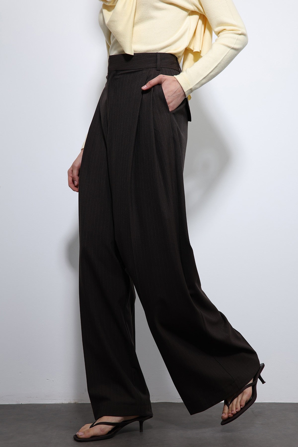 Antioch Striped Wide-Leg Pants