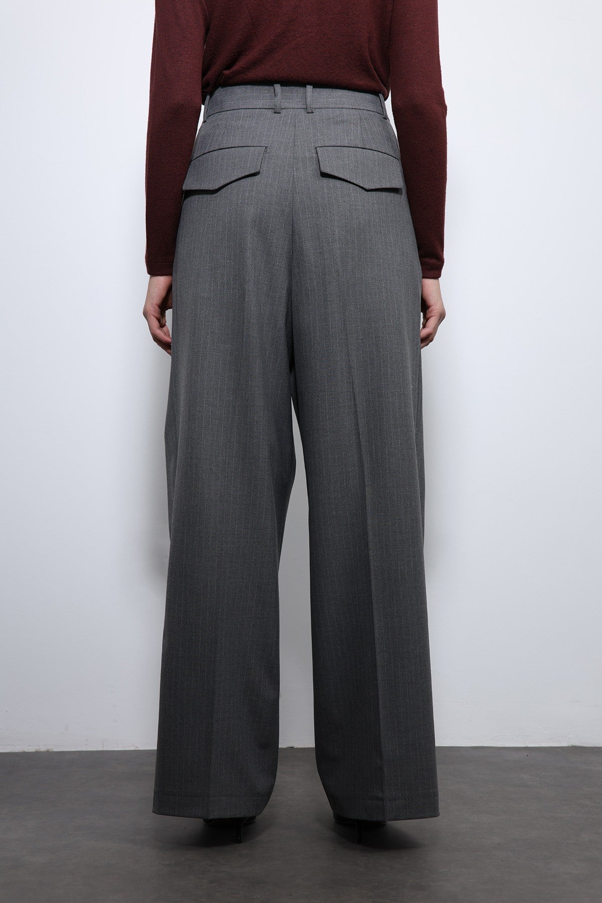 Antioch Striped Wide-Leg Pants