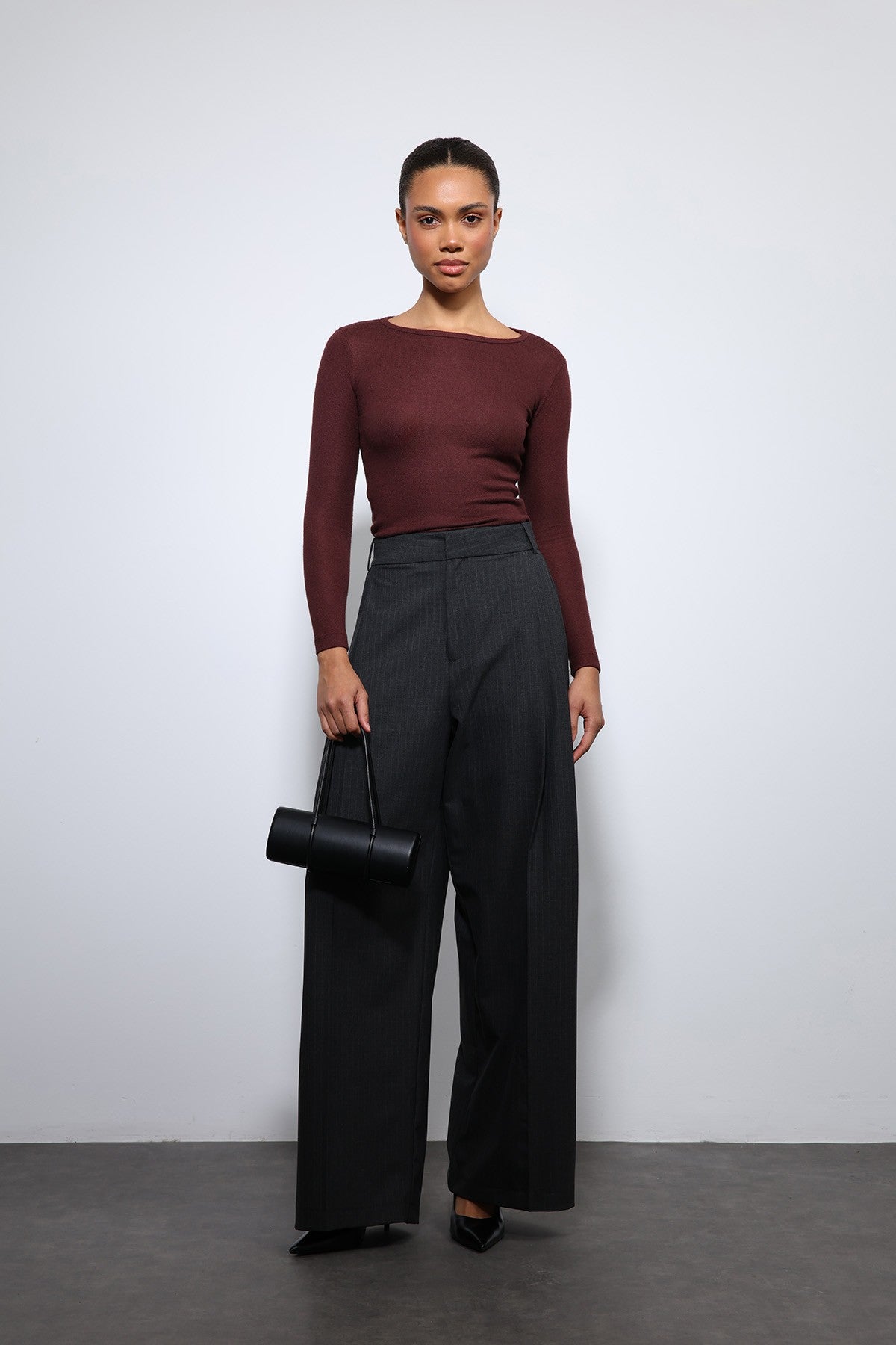 Antioch Striped Wide-Leg Pants