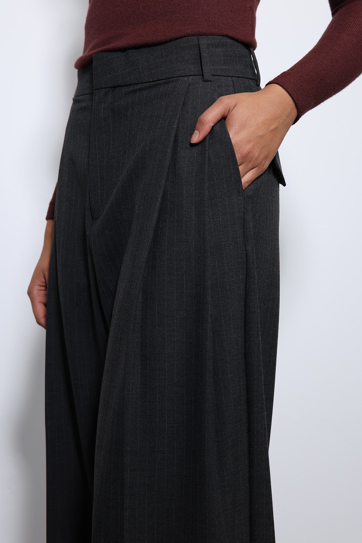 Antioch Striped Wide-Leg Pants