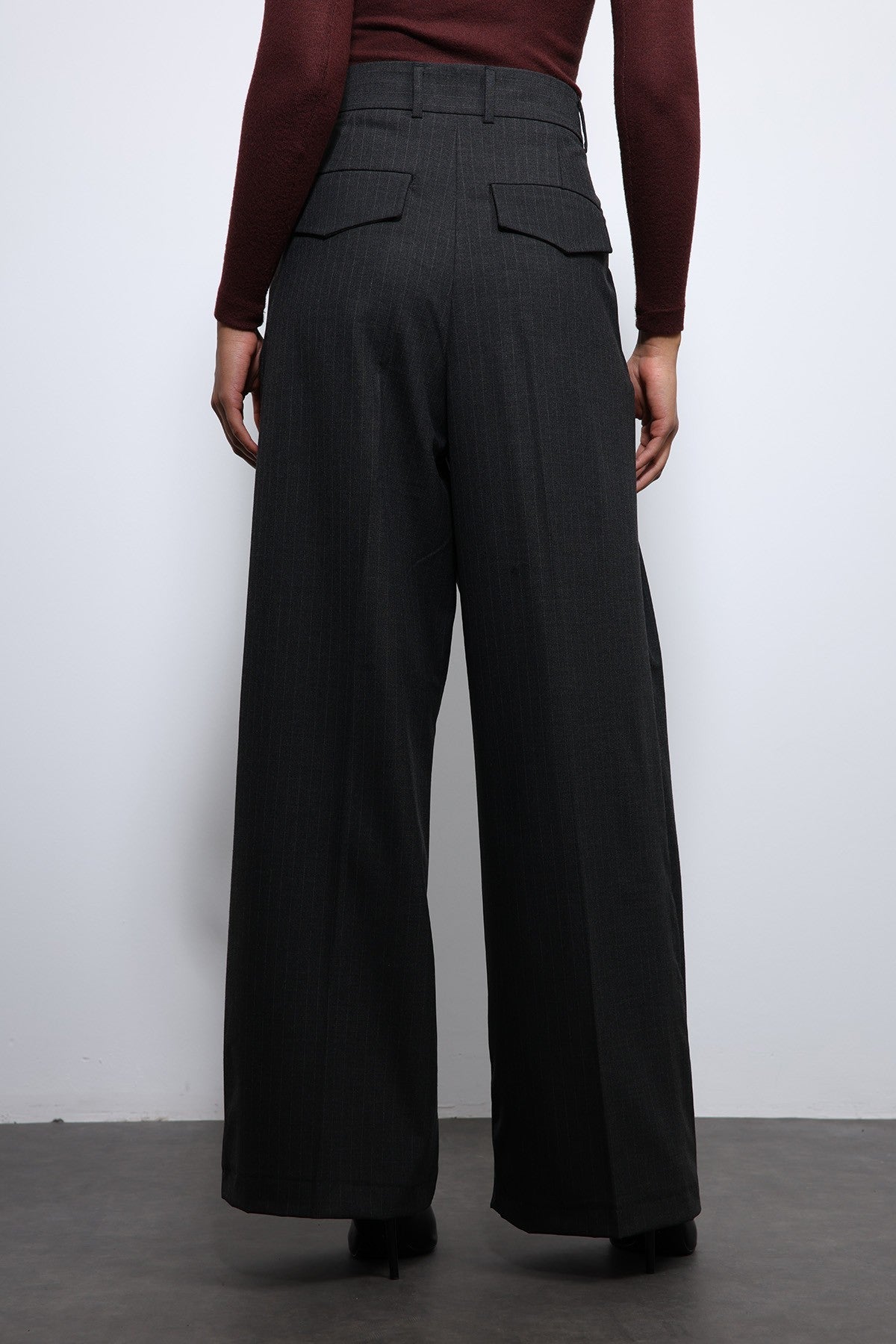 Antioch Striped Wide-Leg Pants