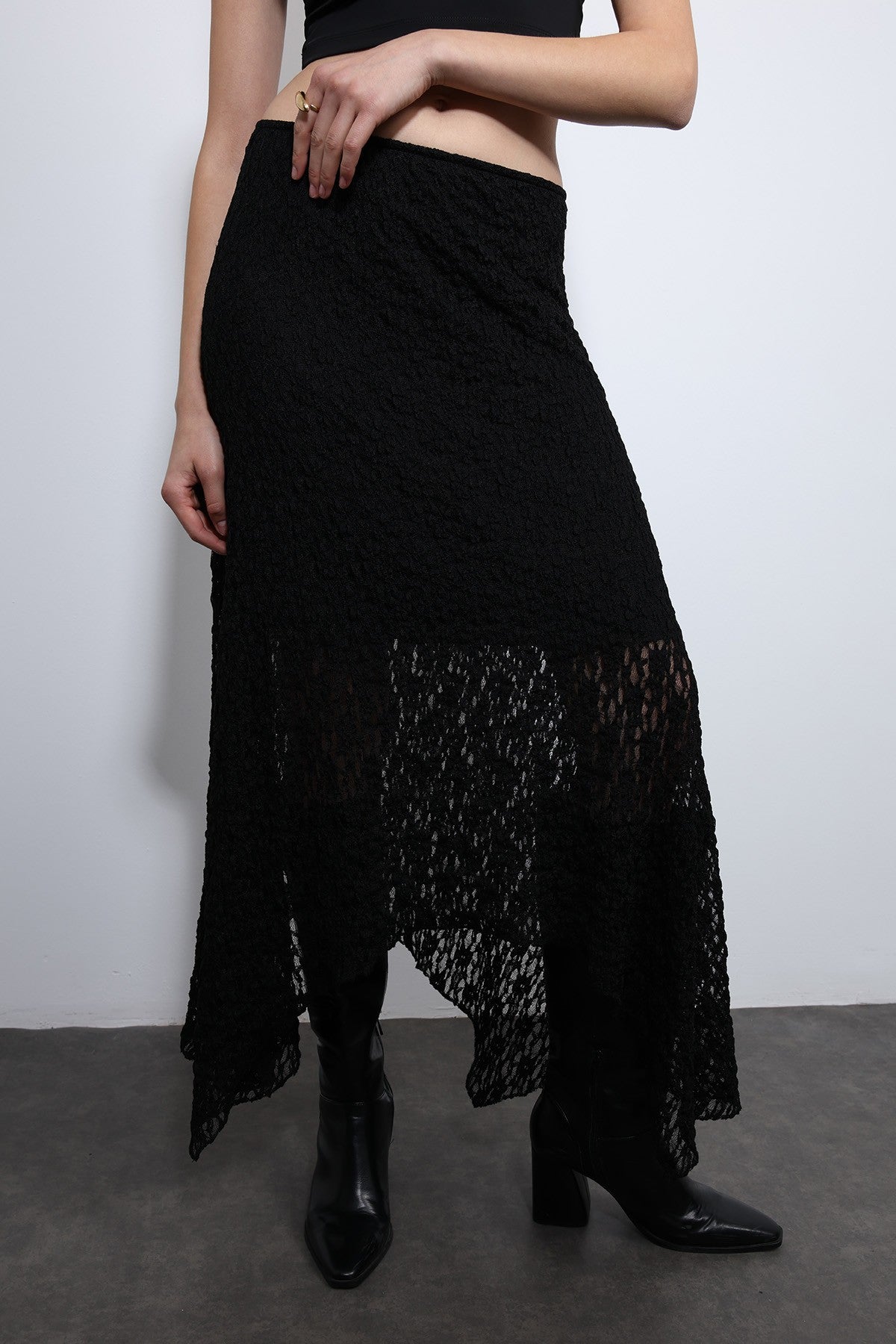 Antioch Lace Midi Skirt
