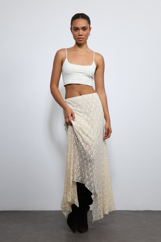 Antioch Lace Midi Skirt