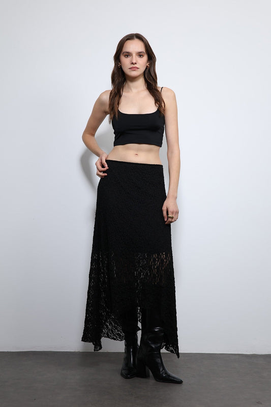 Antioch Lace Midi Skirt