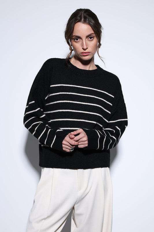 Antioch Striped Knit Sweater