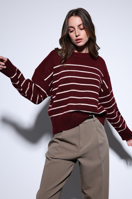 Antioch Striped Knit Sweater