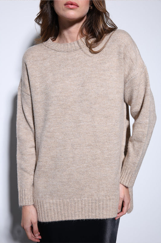 Antioch Women's Sweater with Slit Detail