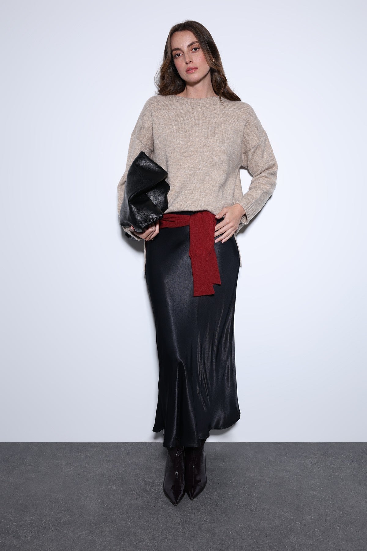 Antioch Women's Sweater with Slit Detail