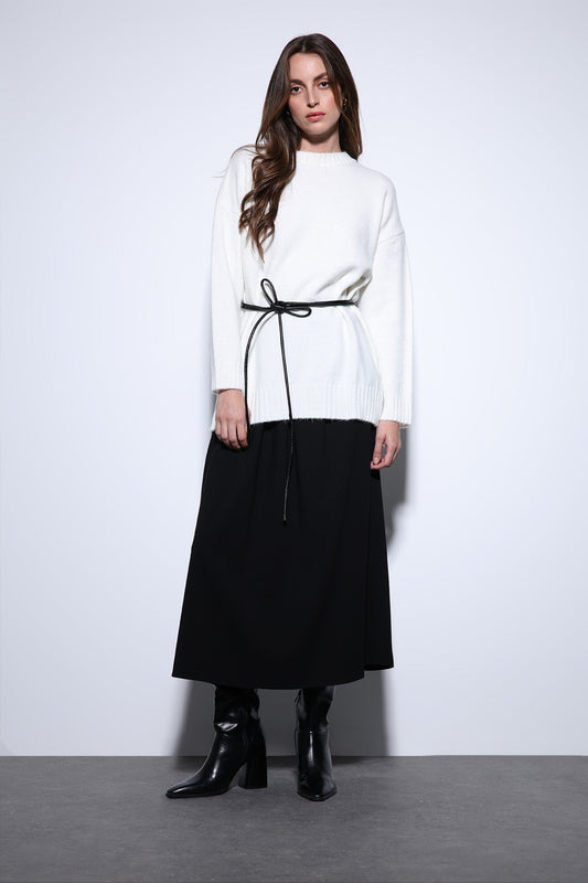 Antioch Women's Sweater with Slit Detail