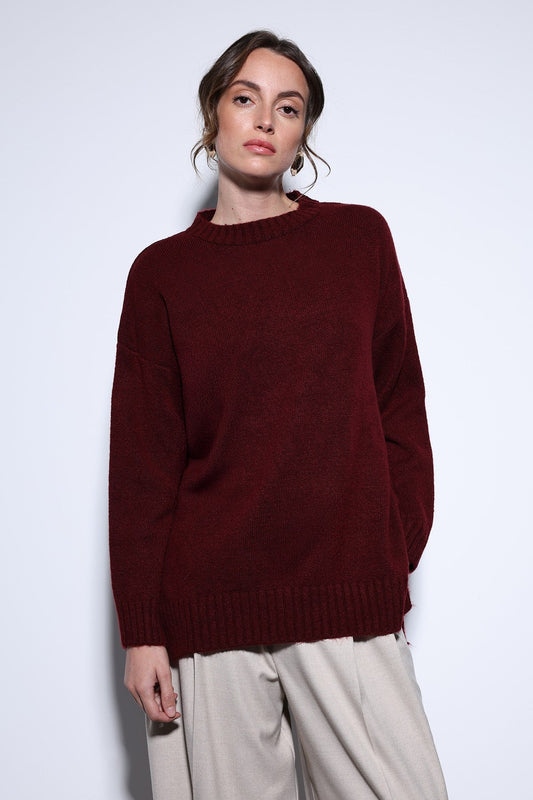 Antioch Women's Sweater with Slit Detail