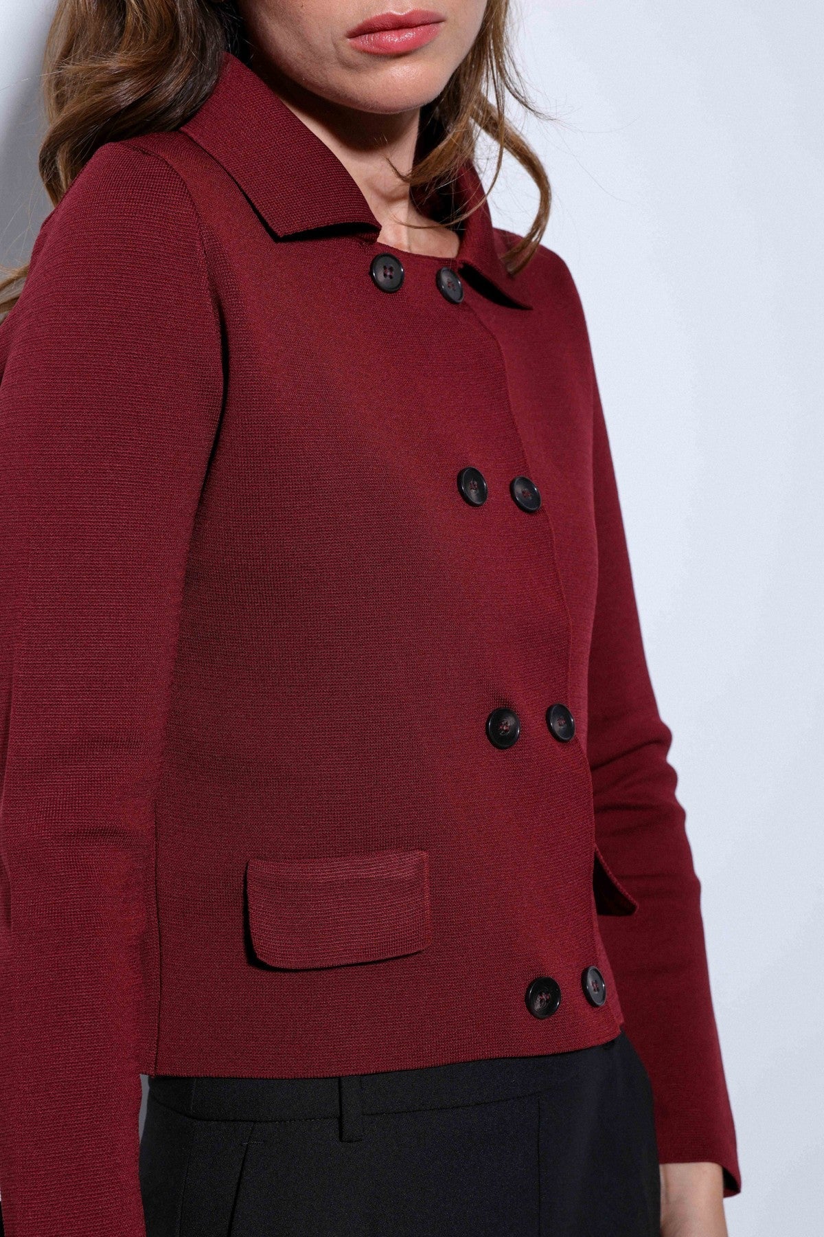 Antioch Cross-Over Women's Knit Cardigan