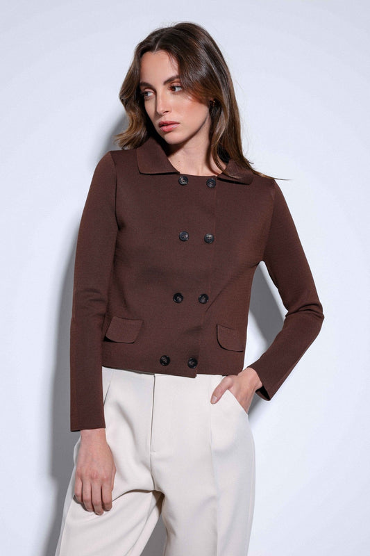 Antioch Cross-Over Women's Knit Cardigan