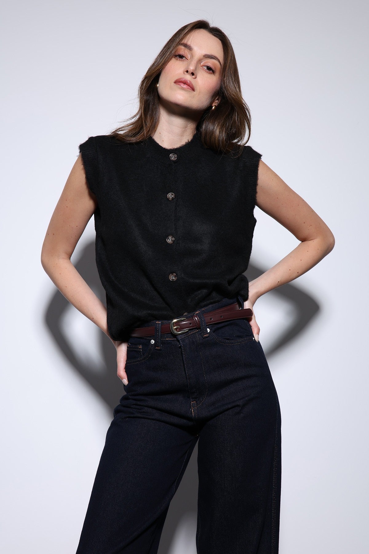 Antioch-Textured Women's Knit Vest