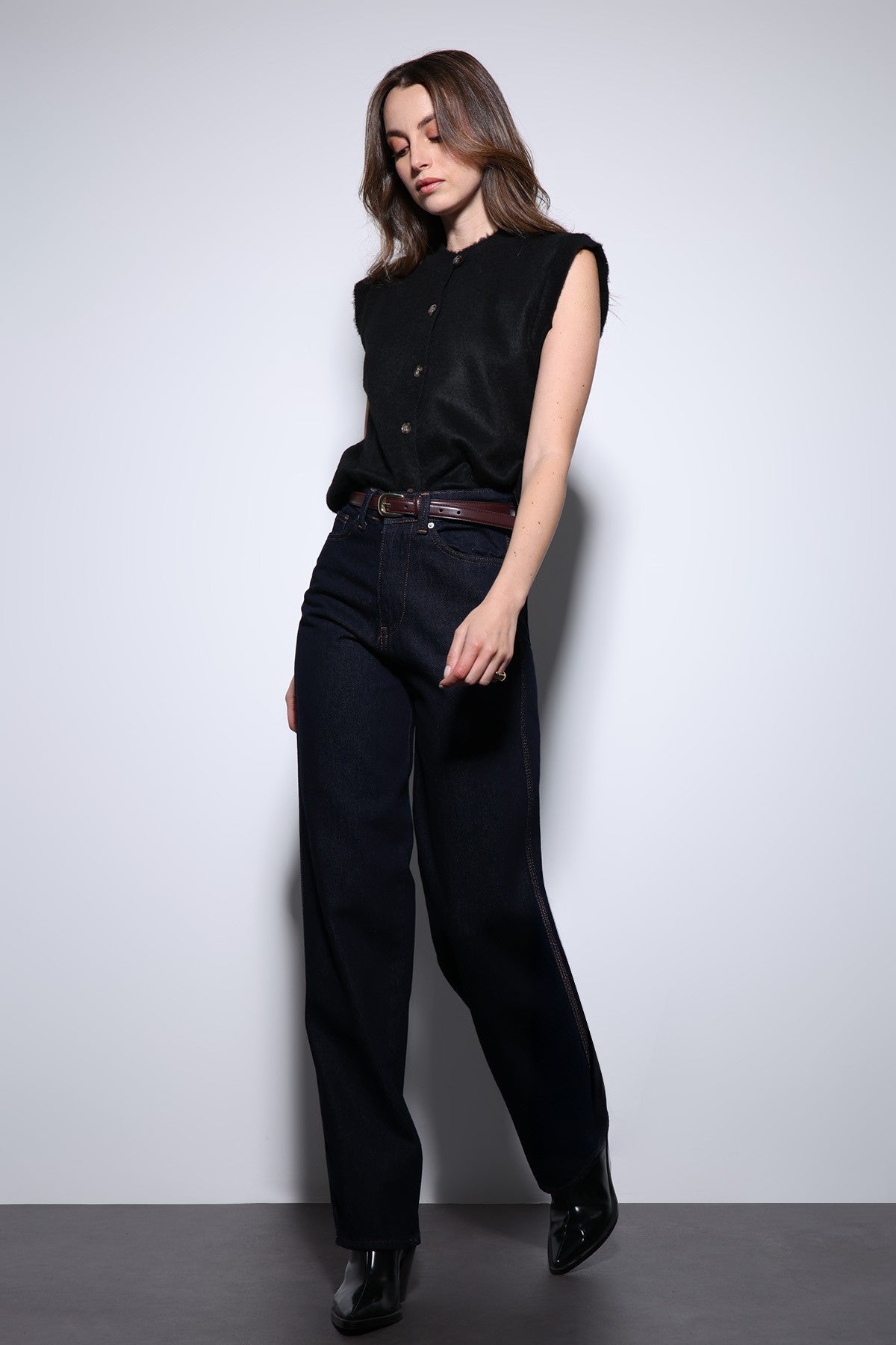 Antioch-Textured Women's Knit Vest