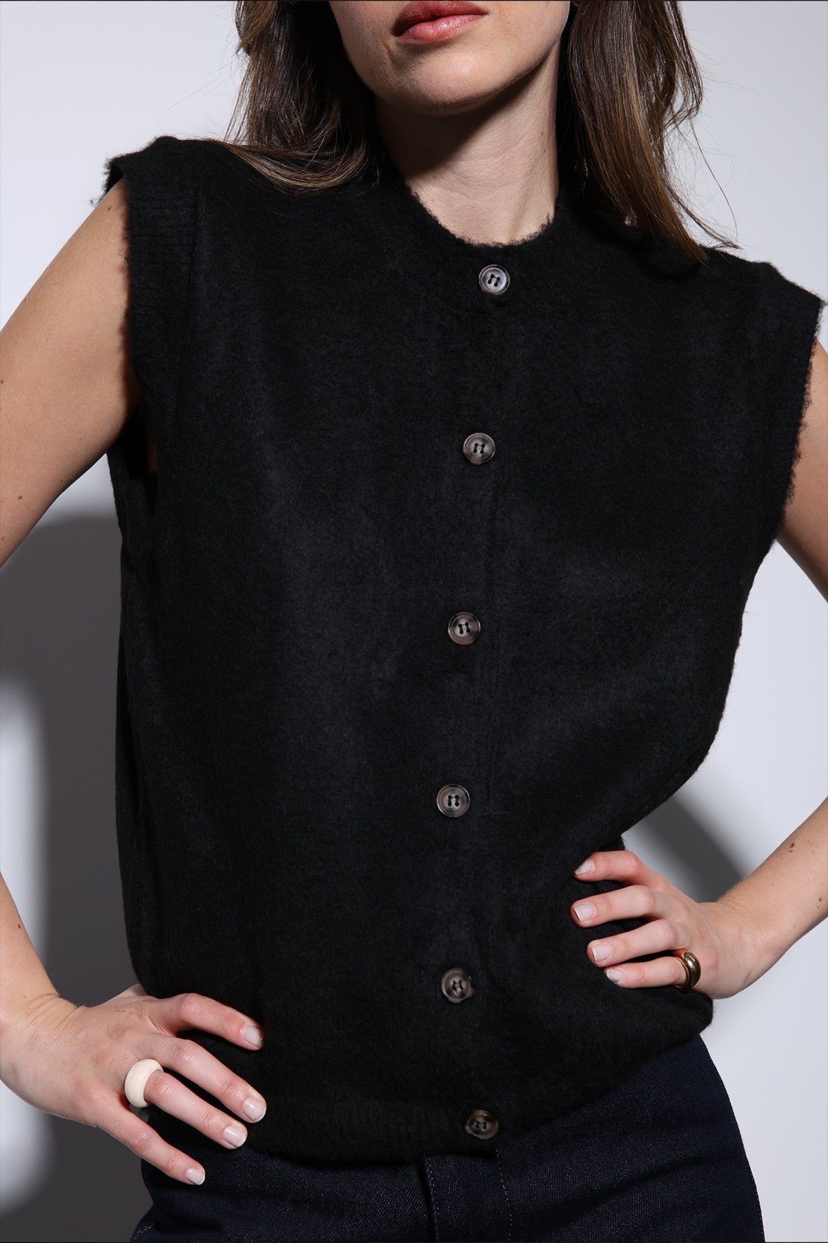 Antioch-Textured Women's Knit Vest