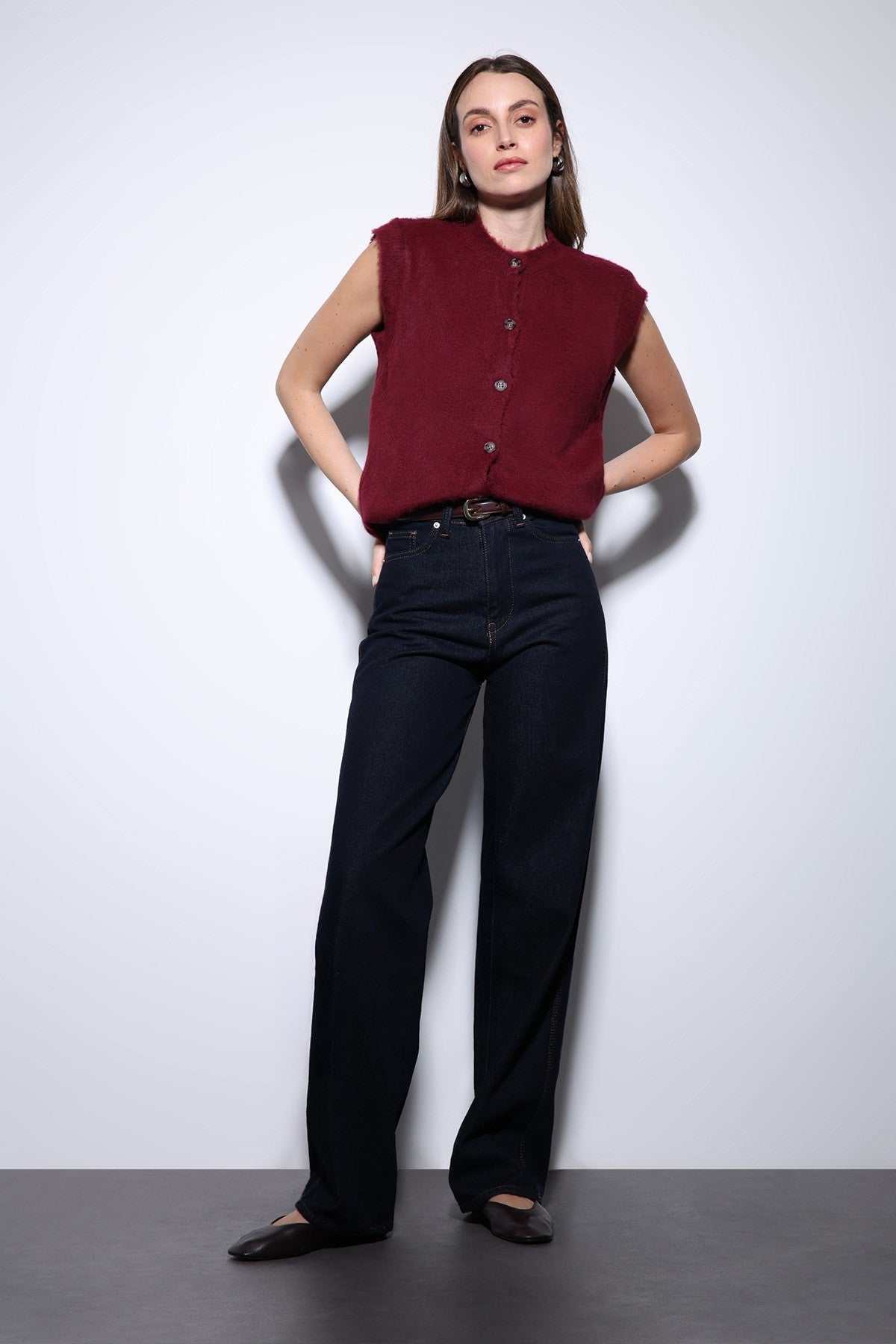 Antioch-Textured Women's Knit Vest