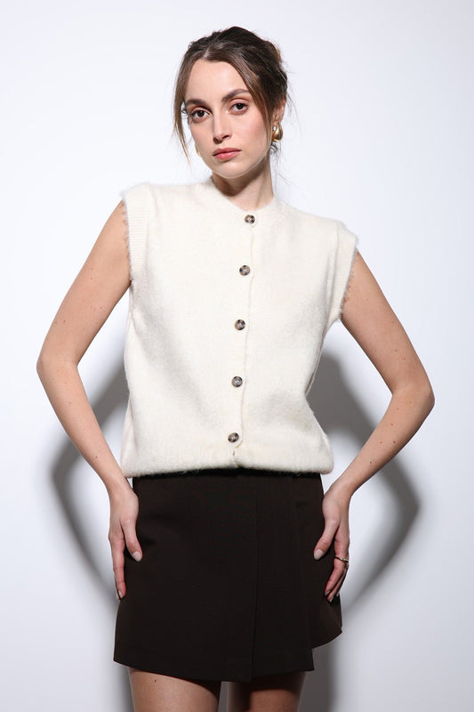 Antioch-Textured Women's Knit Vest