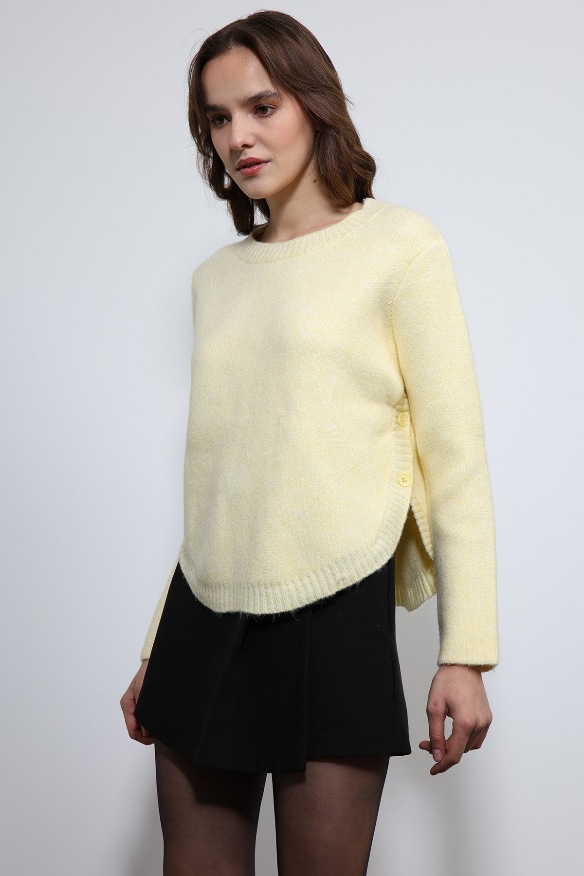 Antioch Knitted Sweater with Button Details