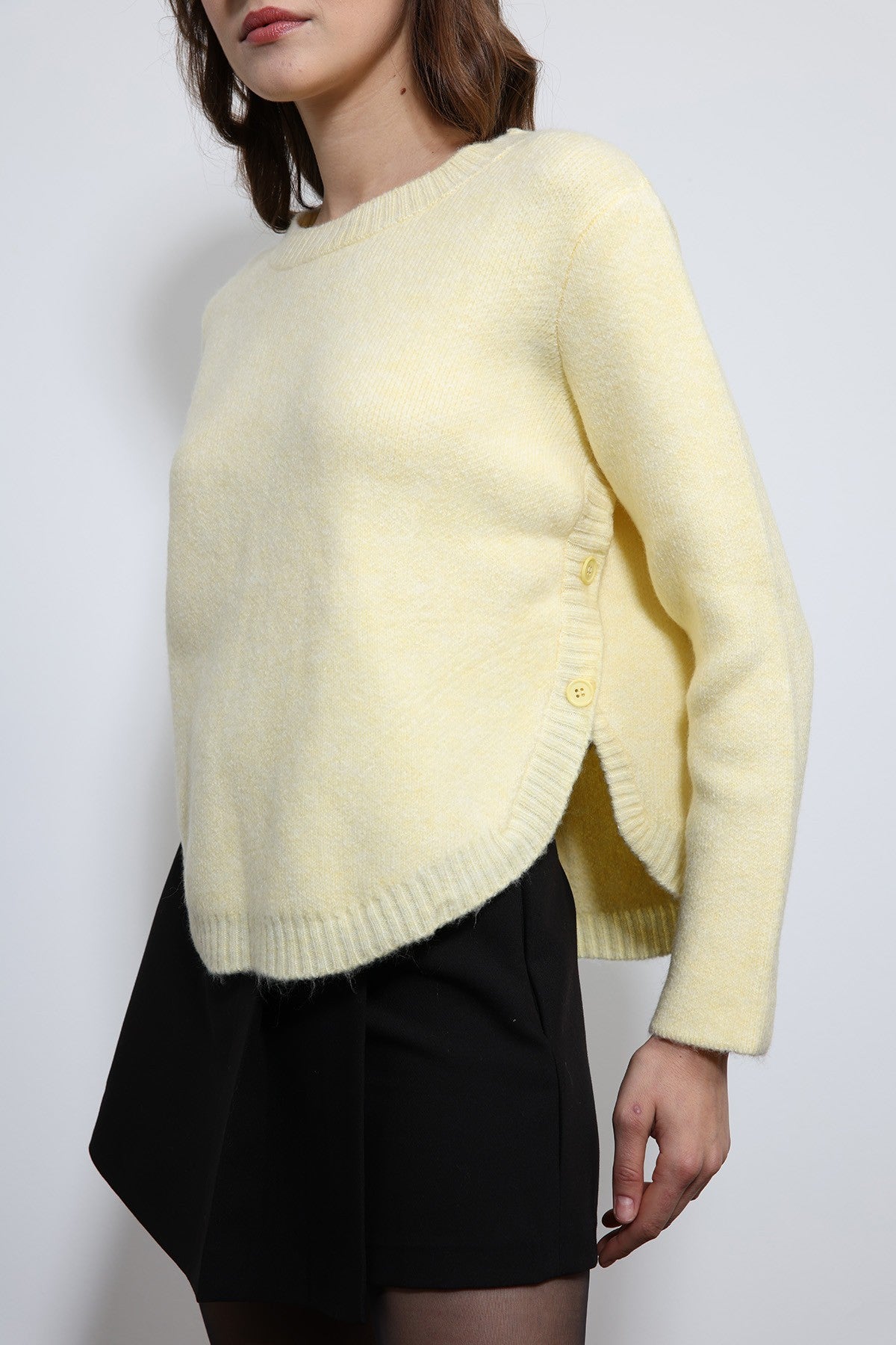 Antioch Knitted Sweater with Button Details