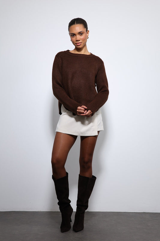 Antioch Knitted Sweater with Button Details