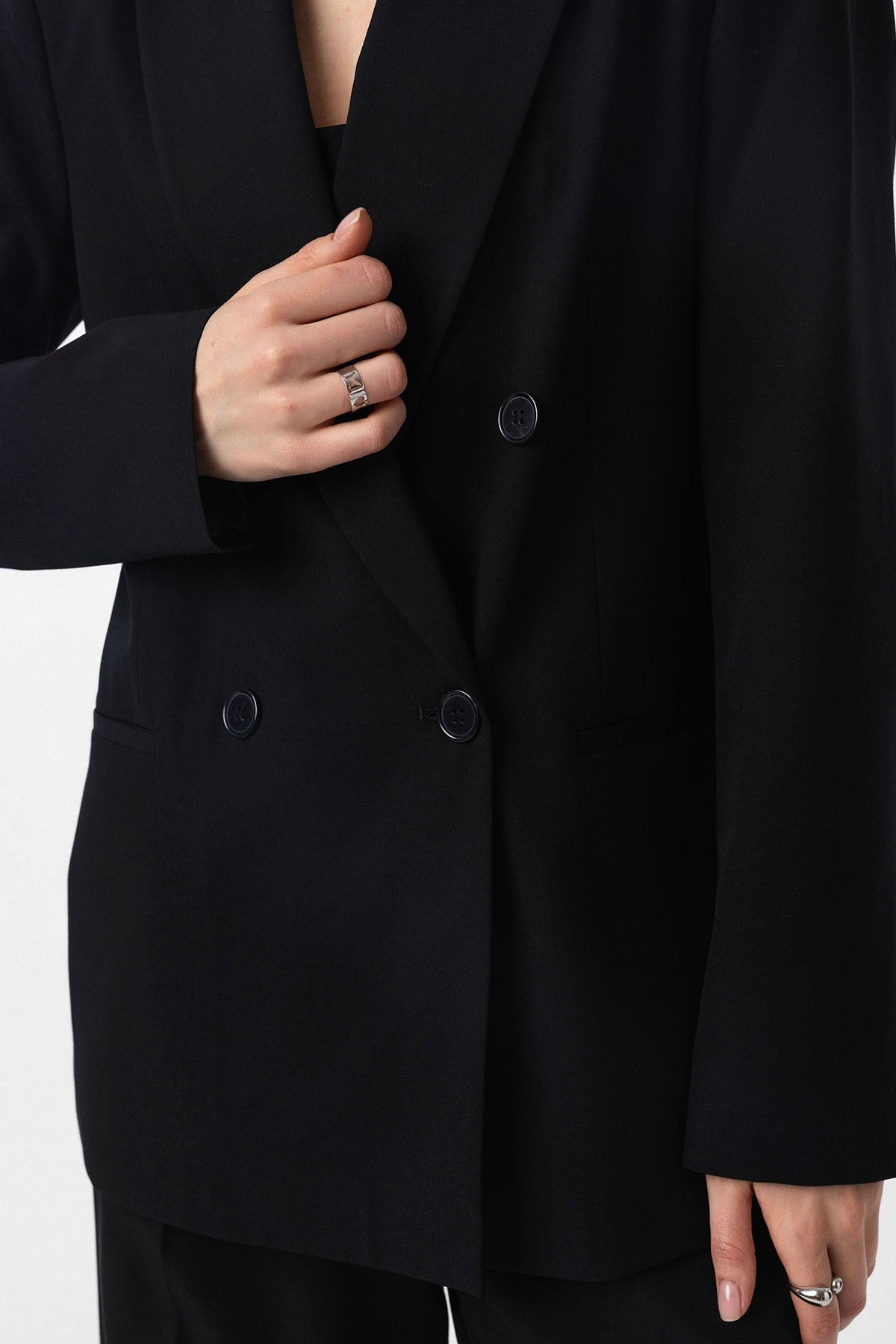 Antioch Regular-Fit Double-Breasted Women's Blazer Jacket