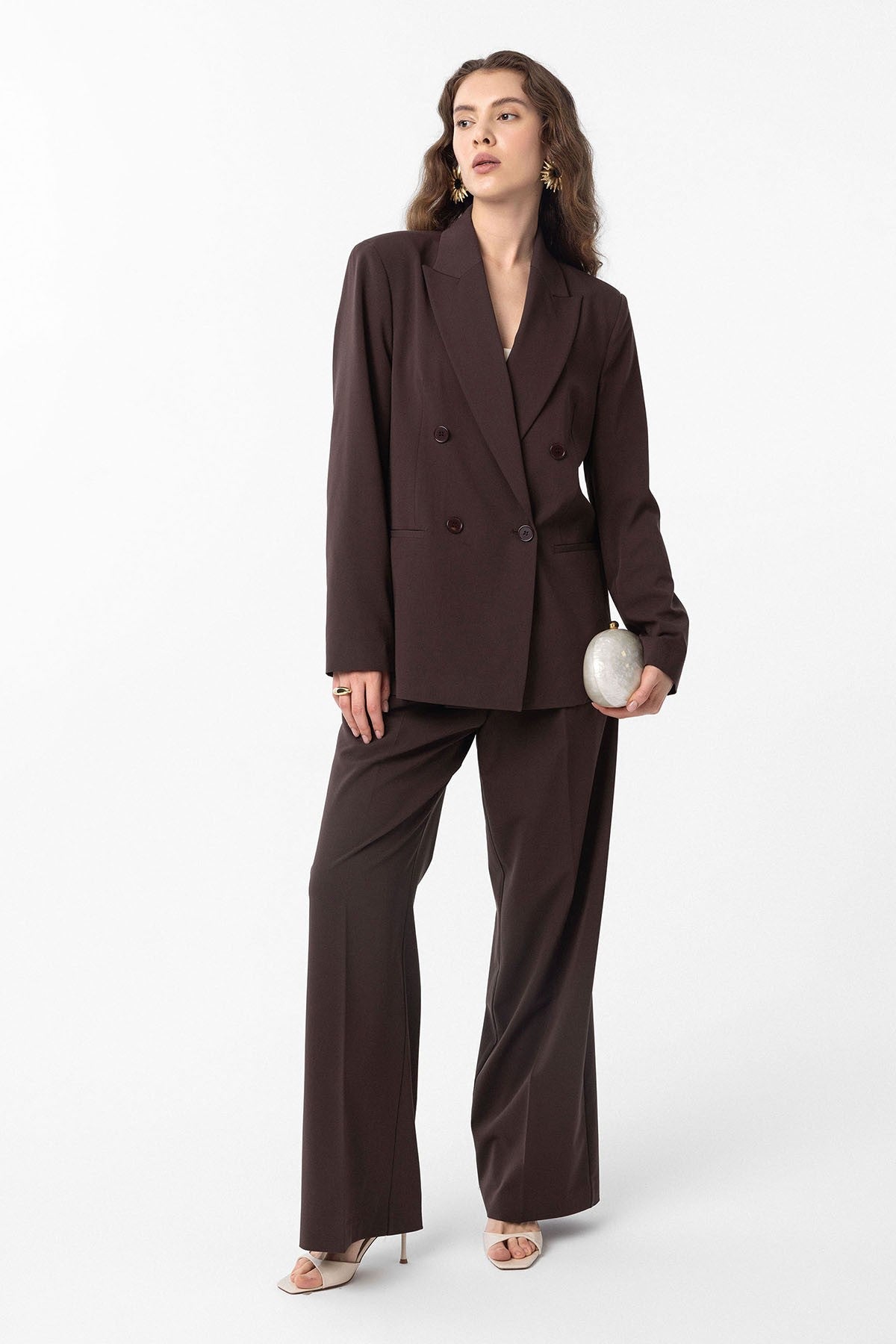 Antioch Regular-Fit Double-Breasted Women's Blazer Jacket