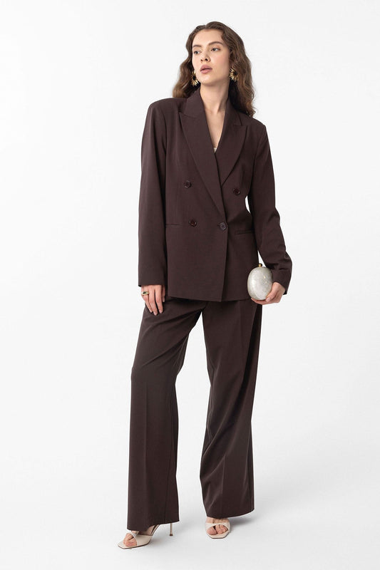 Antioch Regular-Fit Double-Breasted Women's Blazer Jacket