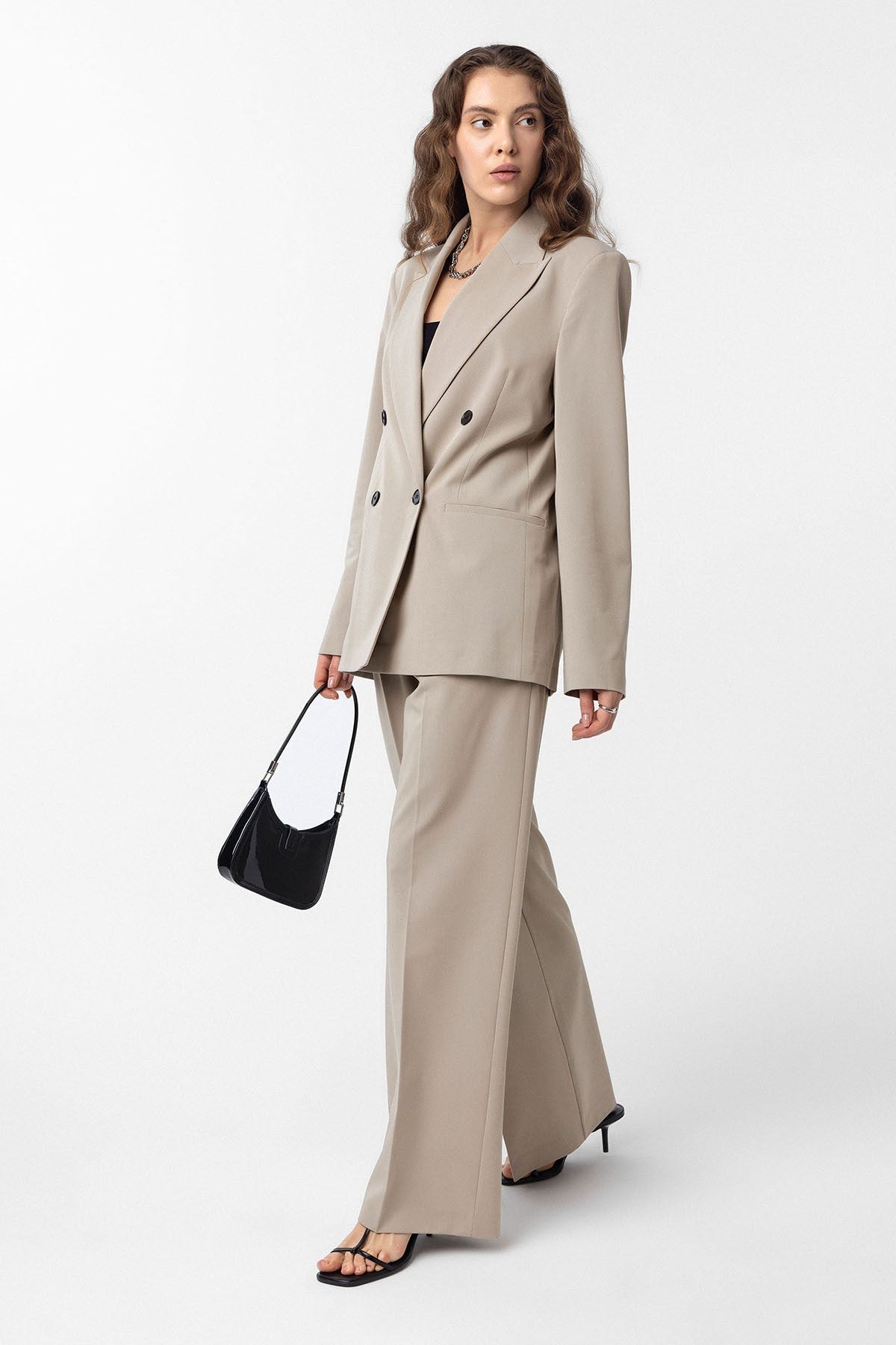 Antioch Regular-Fit Double-Breasted Women's Blazer Jacket