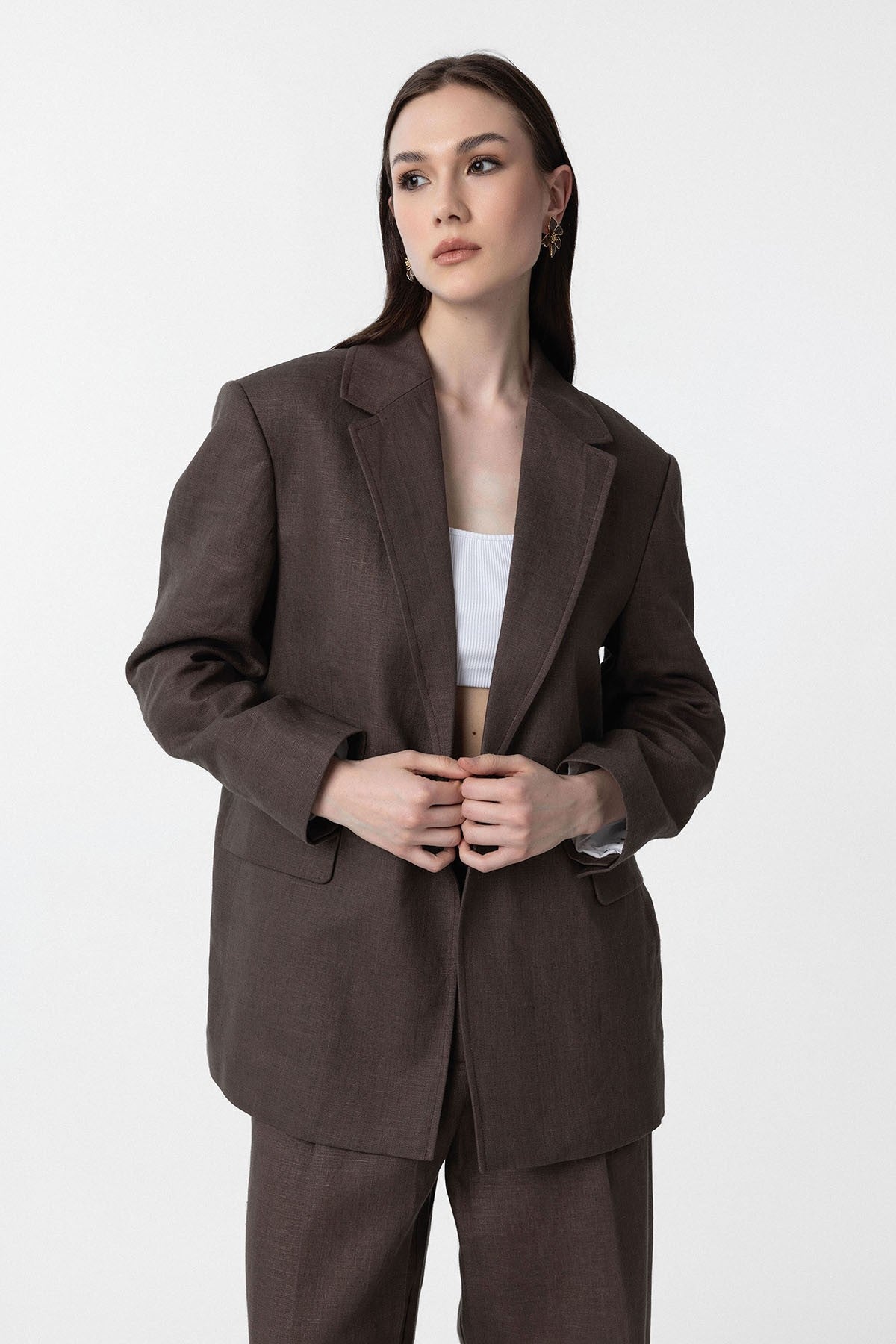 Antioch 100% Linen Women's Blazer Jacket