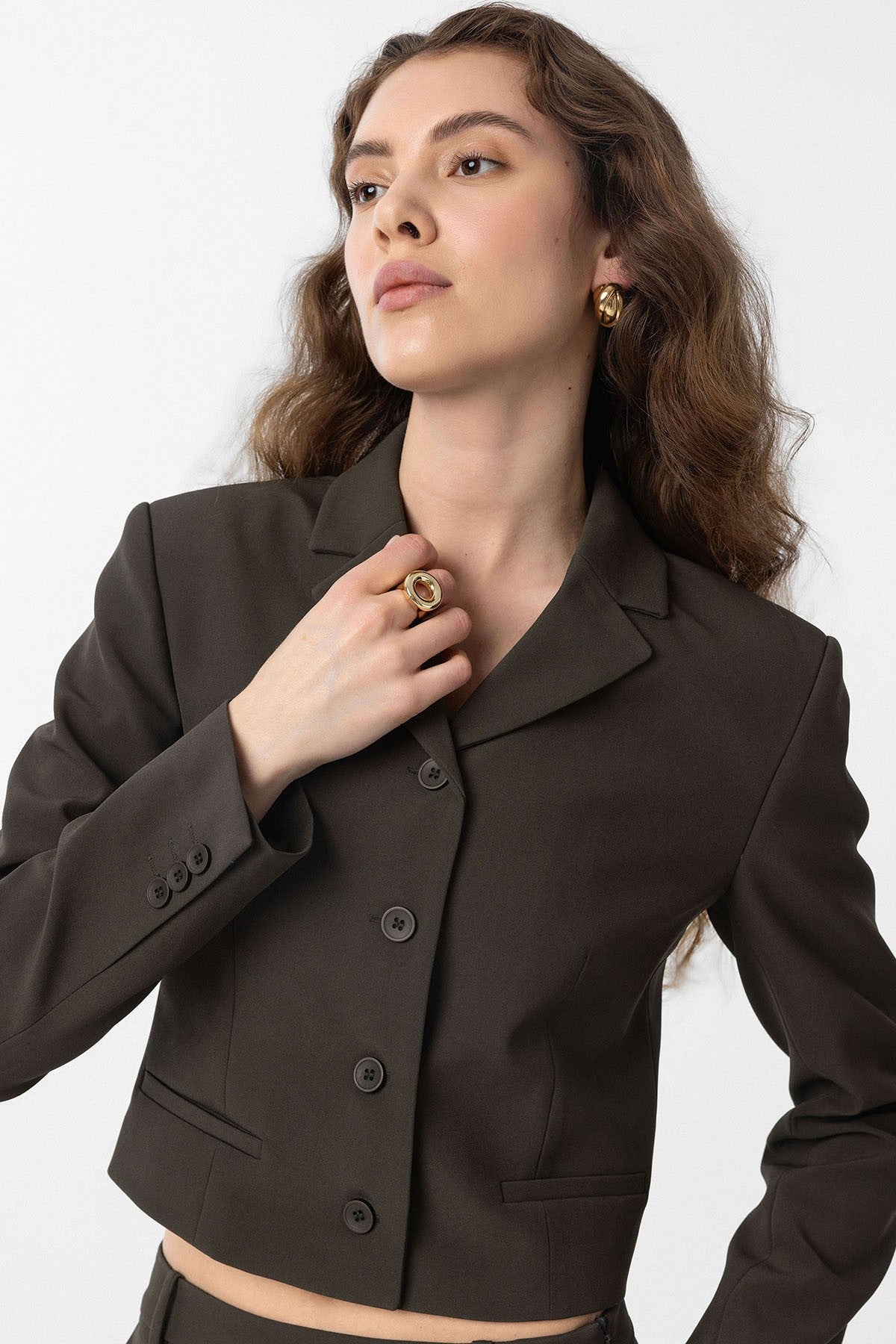 Antioch Crop Women's Blazer Jacket