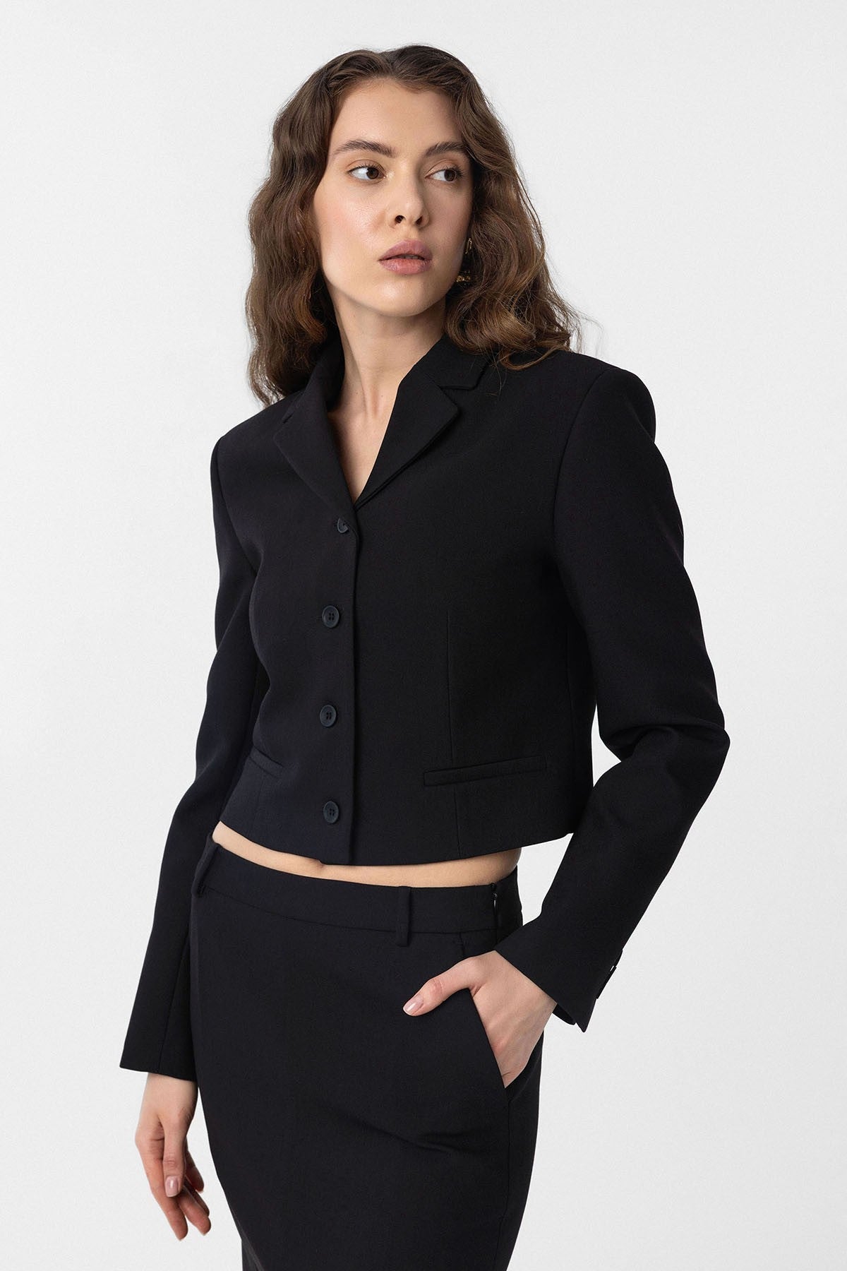 Antioch Crop Women's Blazer Jacket