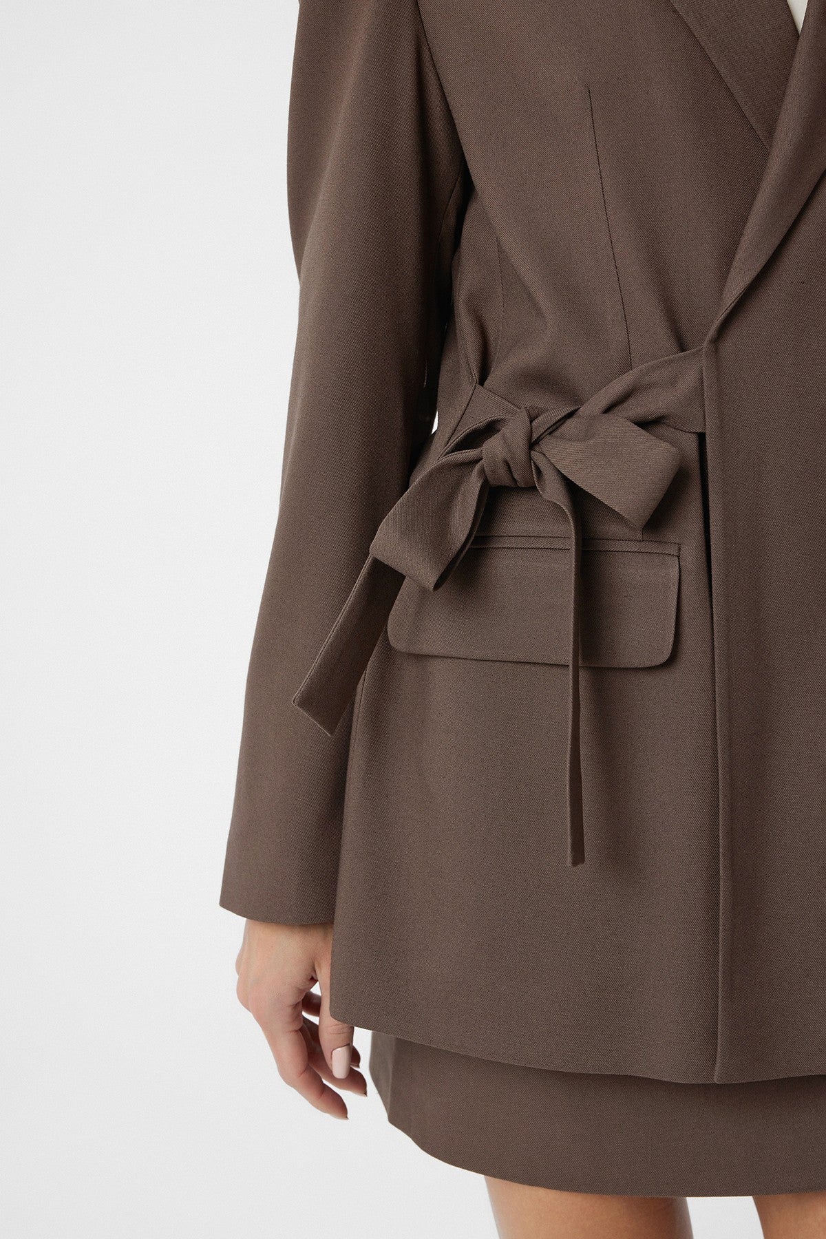 Antioch Women's Belted Blazer
