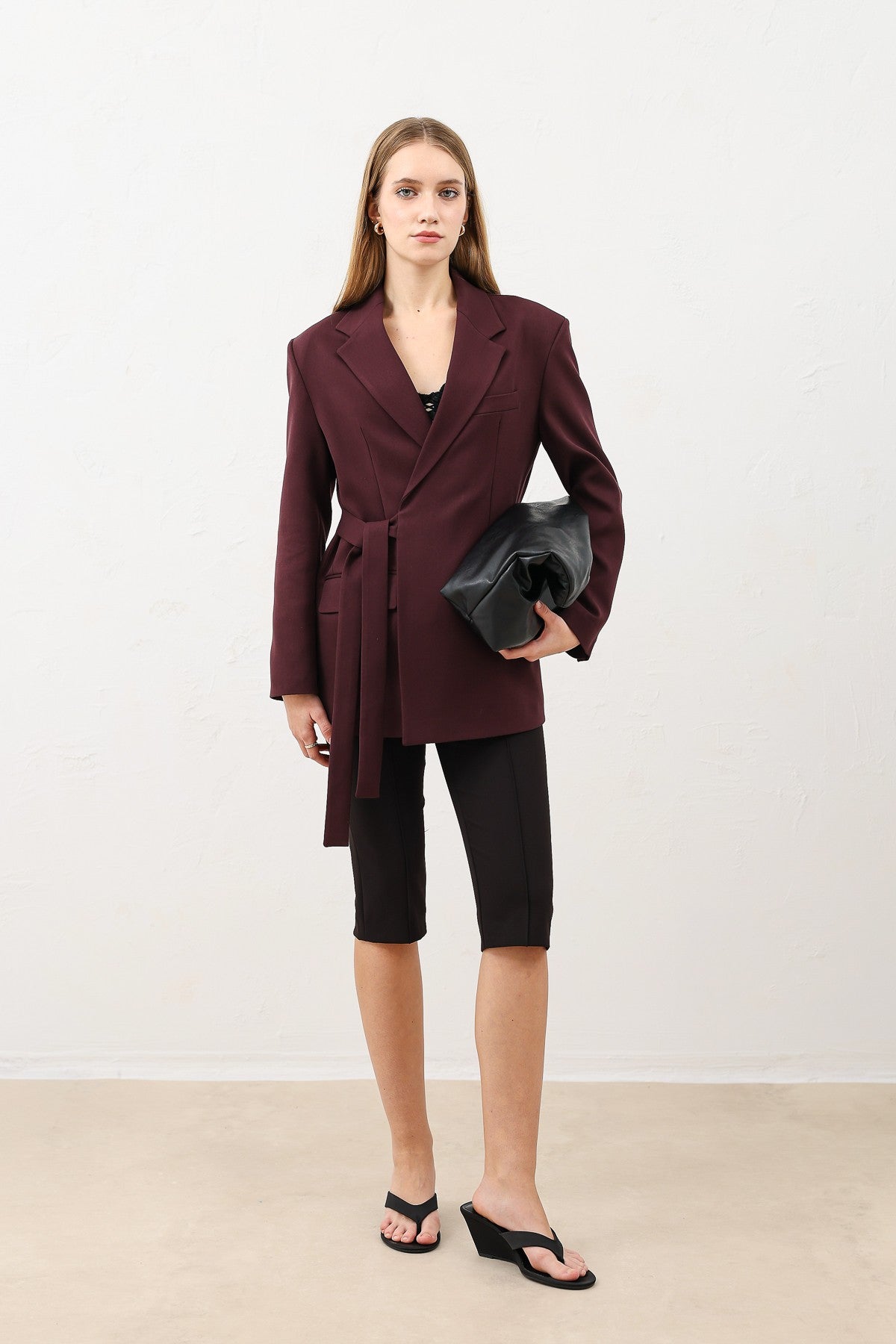 Antioch Women's Belted Blazer