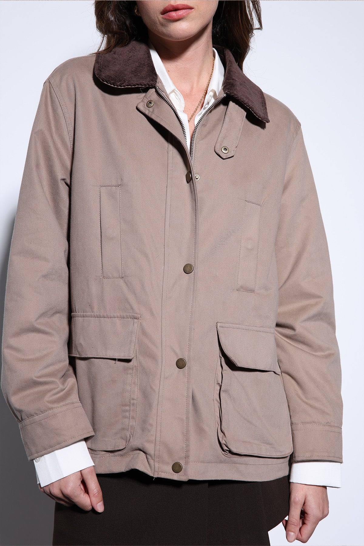Antioch Contrast Collar Women's Jacket