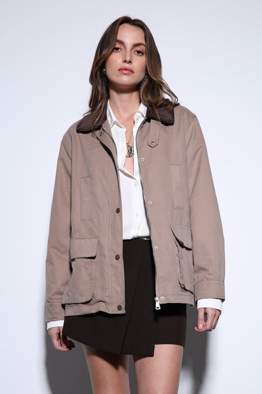 Antioch Contrast Collar Women's Jacket