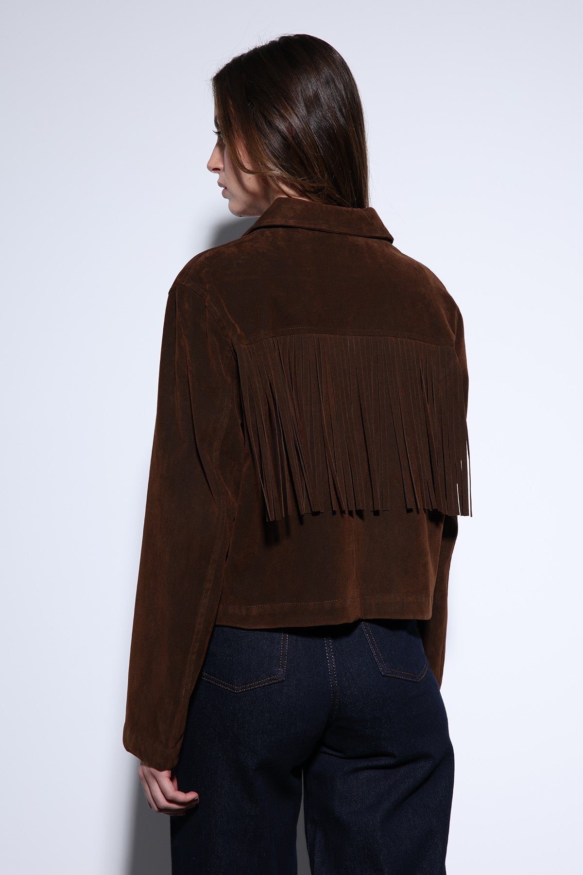 Antioch Fringe-Detailed Suede Women's Jacket