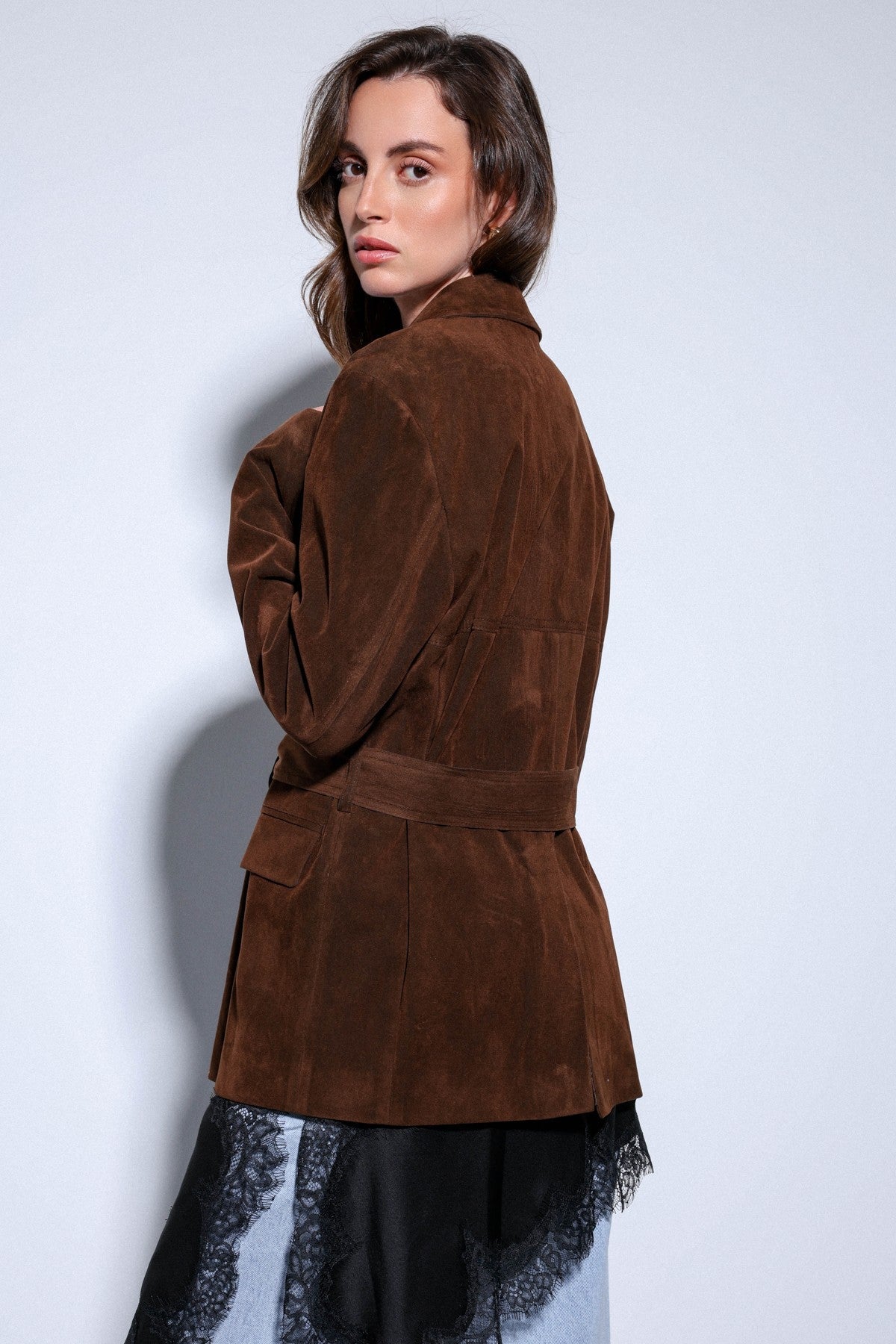 Antioch Belted Suede Women's Jacket