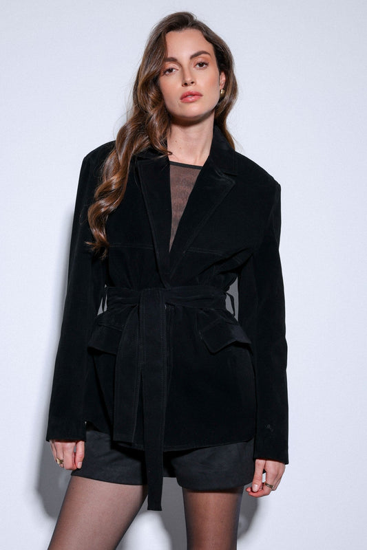 Antioch Belted Suede Women's Jacket
